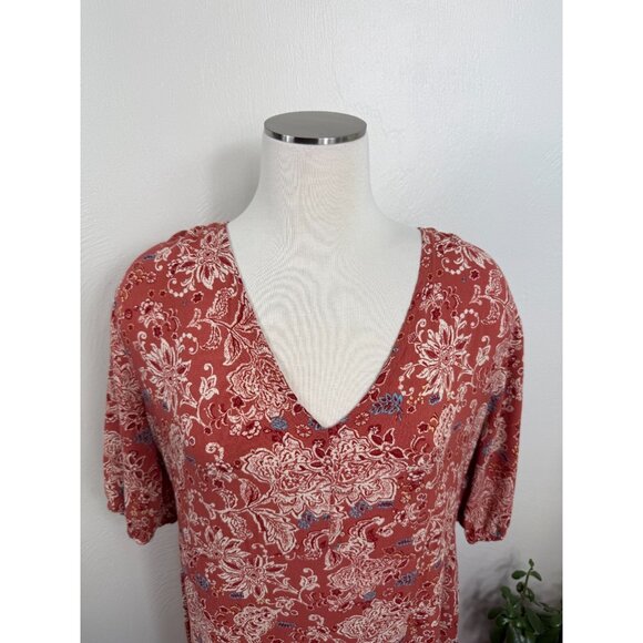 Maurices Womens Asymmetrical Hem Floral Maxi Dress Size XXL Boho Festival Soft - Picture 4 of 15